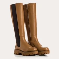 Reqins BOTTES DEXTER CUIR GRAINE CAMEL Fashion