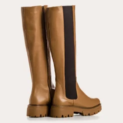 Reqins BOTTES DEXTER CUIR GRAINE CAMEL Fashion