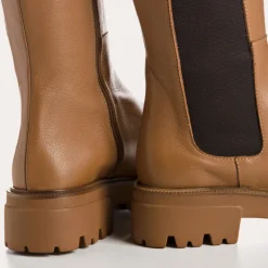 Reqins BOTTES DEXTER CUIR GRAINE CAMEL Fashion