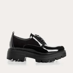 Reqins DERBIES ASTY VERNIS NOIR Outlet