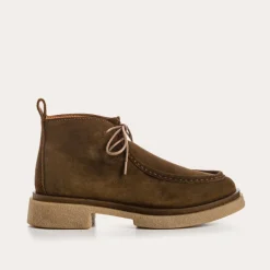 Reqins DERBIES FORTUNA CUIR VELOURS MARRON Fashion