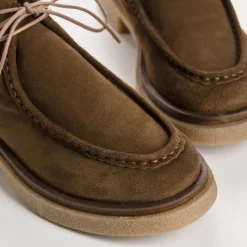 Reqins DERBIES FORTUNA CUIR VELOURS MARRON Fashion