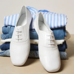 Reqins DERBIES HYDRA CUIR CC BLANC New