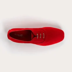 Reqins DERBIES HYDRA CUIR VELOURS CC ROUGE Hot