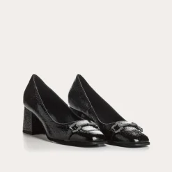 Reqins ESCARPINS GRIVETTE CUIR VERNIS NOIR Fashion