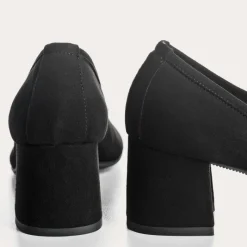 Reqins ESCARPINS MADAME CUIR VELOURS NOIR Outlet