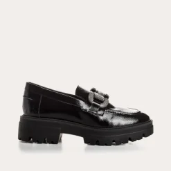 Reqins MOCASSINS ABRIL NAPLAK NOIR Discount