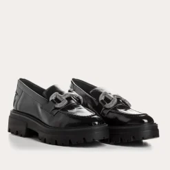 Reqins MOCASSINS ABRIL NAPLAK NOIR Discount