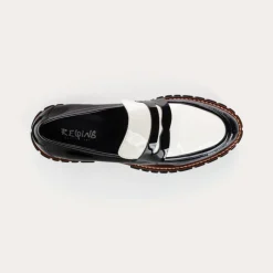 Reqins MOCASSINS BELINA VERNIS NOIR New