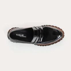 Reqins MOCASSINS BELINA VERNIS NOIR Fashion