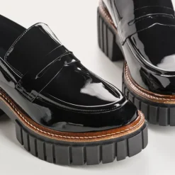 Reqins MOCASSINS BELINA VERNIS NOIR Fashion