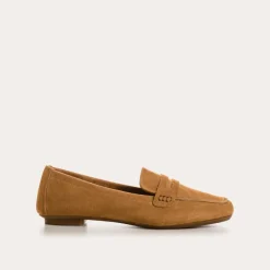Reqins MOCASSINS HEMA CUIR VELOURS CC CAMEL Best