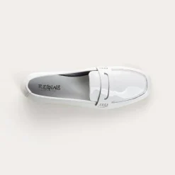 Reqins MOCASSINS HEMA VERNIS CC BLANC Fashion