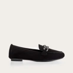 Reqins MOCASSINS HOLDING CUIR VELOURS NOIR Online