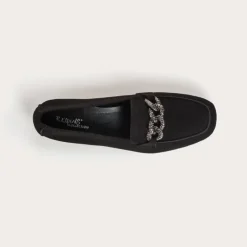 Reqins MOCASSINS HOLDING CUIR VELOURS NOIR Online