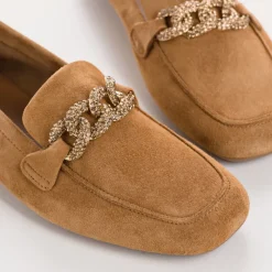 Reqins MOCASSINS HOLDING CUIR VELOURS HAVANE Online