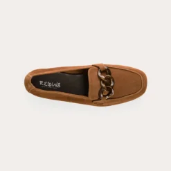 Reqins MOCASSINS HORACE CUIR VELOURS MARRON Best