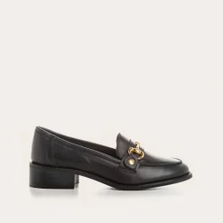 Reqins MOCASSINS JANIS CUIR NOIR New