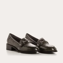 Reqins MOCASSINS JANIS VERNIS GRAINE VERT Sale