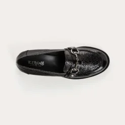 Reqins MOCASSINS JANIS VERNIS GRAINE NOIR Online