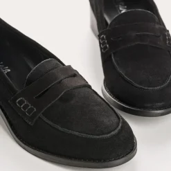 Reqins MOCASSINS JOYA CUIR VELOURS NOIR Hot