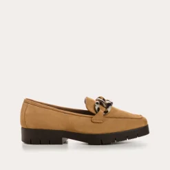 Reqins MOCASSINS MADISON CUIR VELOURS HAVANE Online