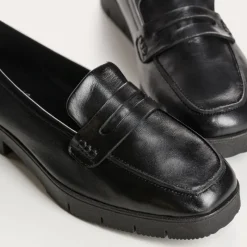 Reqins MOCASSINS MARIELLA CUIR NOIR Online