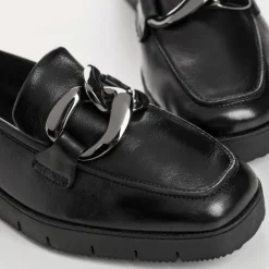 Reqins MOCASSINS NASTER CUIR NOIR New