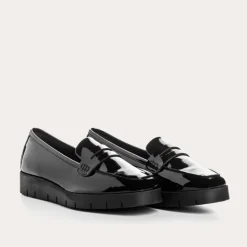 Reqins MOCASSINS NOMANI VERNIS NOIR Clearance