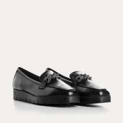 Reqins MOCASSINS NORA CUIR NOIR Sale
