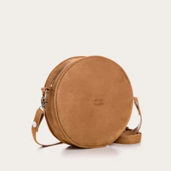 Reqins SAC CALIOPE CUIR VELOURS CAMEL Hot
