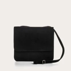 Reqins SAC CLEO CUIR VELOURS NOIR Outlet