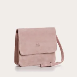 Reqins SAC CLEO CUIR VELOURS ROSE Online